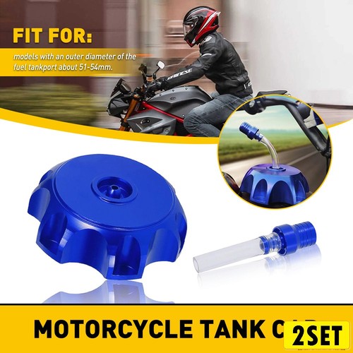 2set blue fuel cap tank - blue,