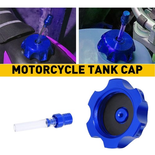 Blue fuel gas tank - blue, cap